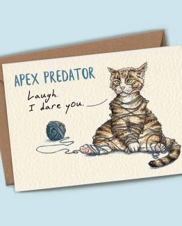 Apex Predator (Tangled) – Cat Greeting Card