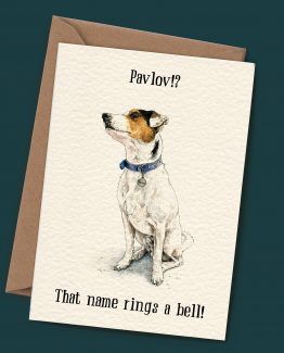 Pavlov – Jack Russell Terrier Greeting Card