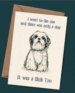 Shih Tzu – Dog Greeting Card