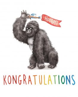 Kongratulations – Gorilla Greeting Card