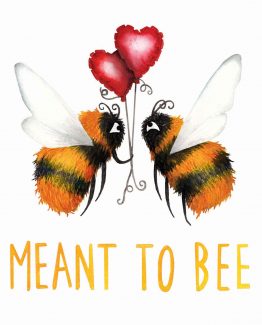 Meant to Bee – Bee Greeting Card