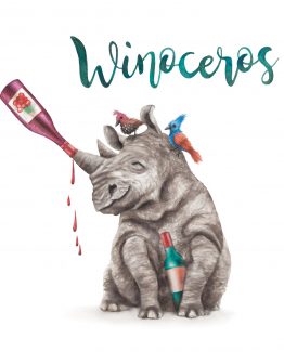 Winoceros – Rhino Greeting Card