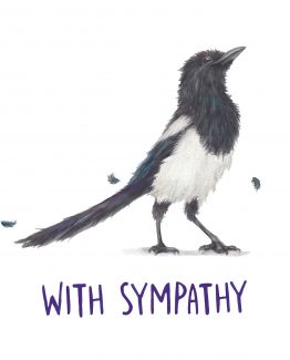 With Sympathy – Bird Greeting Card