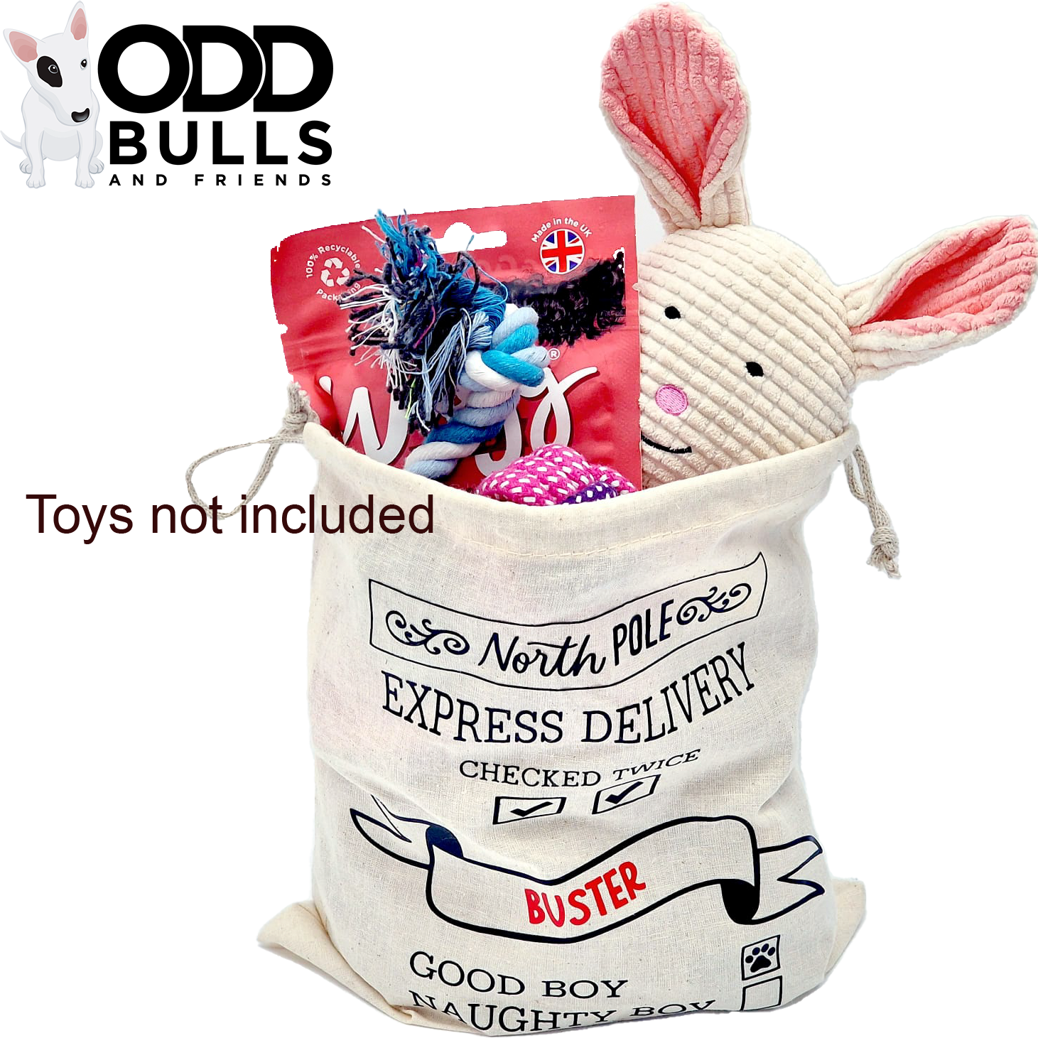 Personalised Dog Santa Sack - Image 2