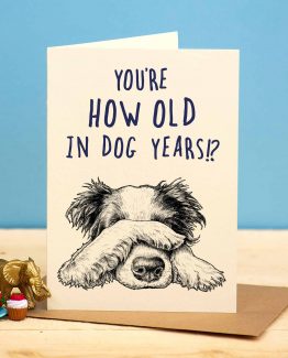 Dog Years – Birthday Greeting Card