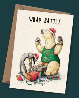 Wrap Battle – Christmas Greeting Card